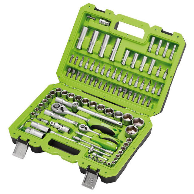Draper 100 Piece 1/4" & 1/2" Toolkit - Comprehensive Mechanical Set
