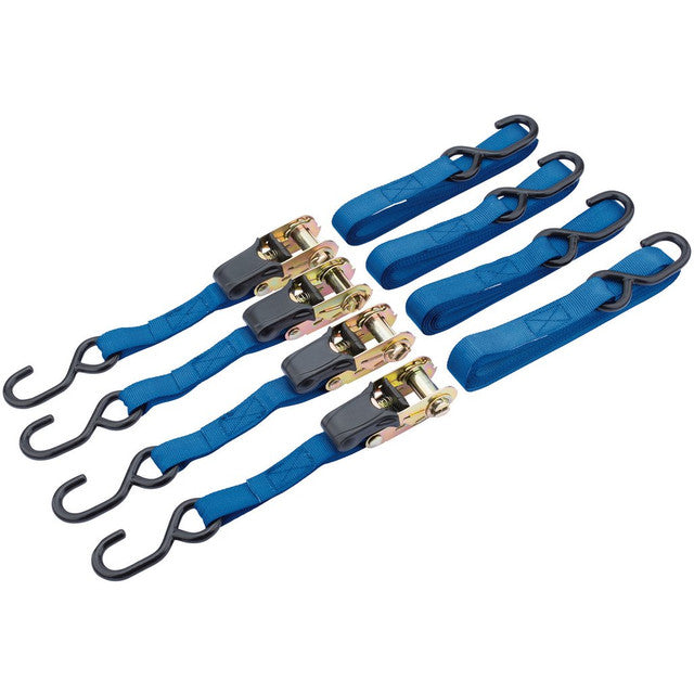 Draper Tie Down Straps 5m x 4 Pack - Secure Your Cargo