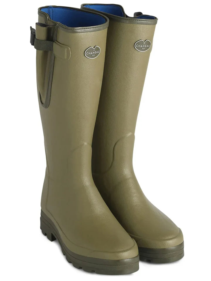 LE CHAMEAU Vierzonord Boots - Neoprene Lined - Iconic Green